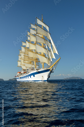 Sailing ship. Series sailboats world