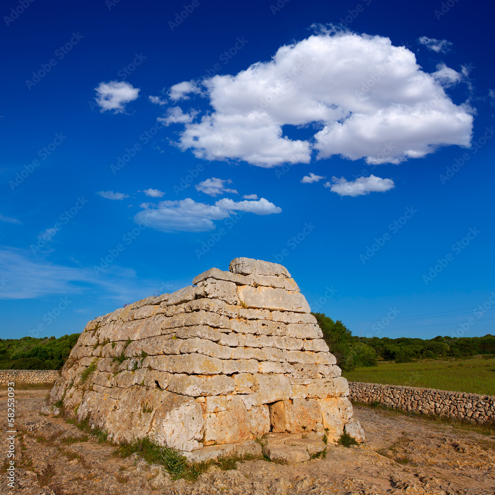 Menorca Ciutadella Naveta des Tudons megalithic tomb