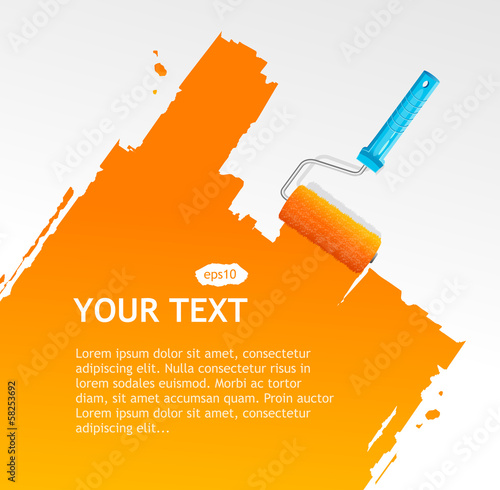 Vector roller brush
