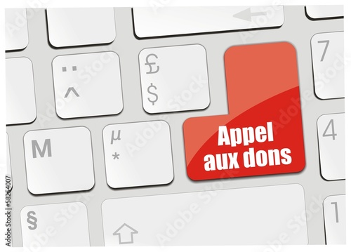 clavier appel aux dons