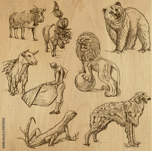 Animals around the World (set no. 7)