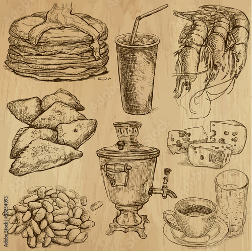 Food and Drinks around the World (set no. 6)