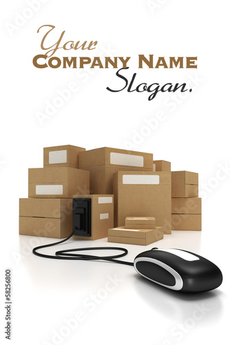 Heap of packages with a com...
