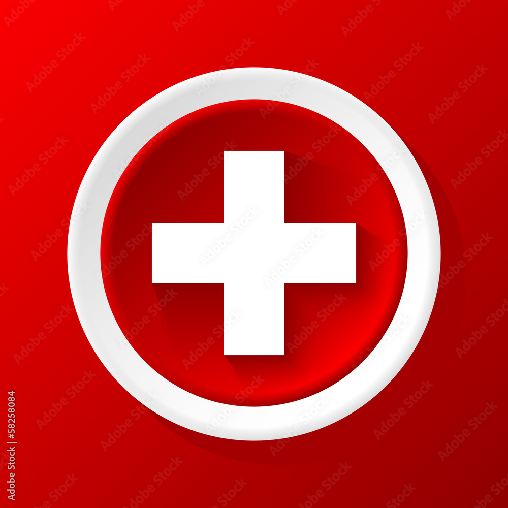 Medicine 3D Paper Icon Medicine 3D Paper Icon