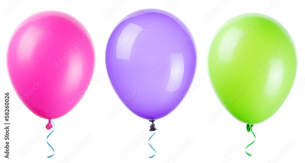 flying balloons isolated flying balloons isolated
