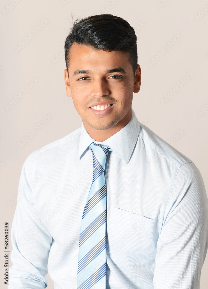 Young Successful Man Portrait with shirt and necktie Young Successful Man Portrait with shirt and necktie