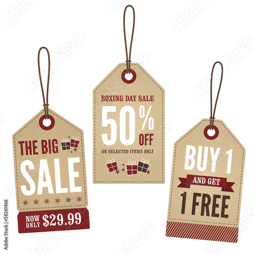 Vintage Retail Tags
