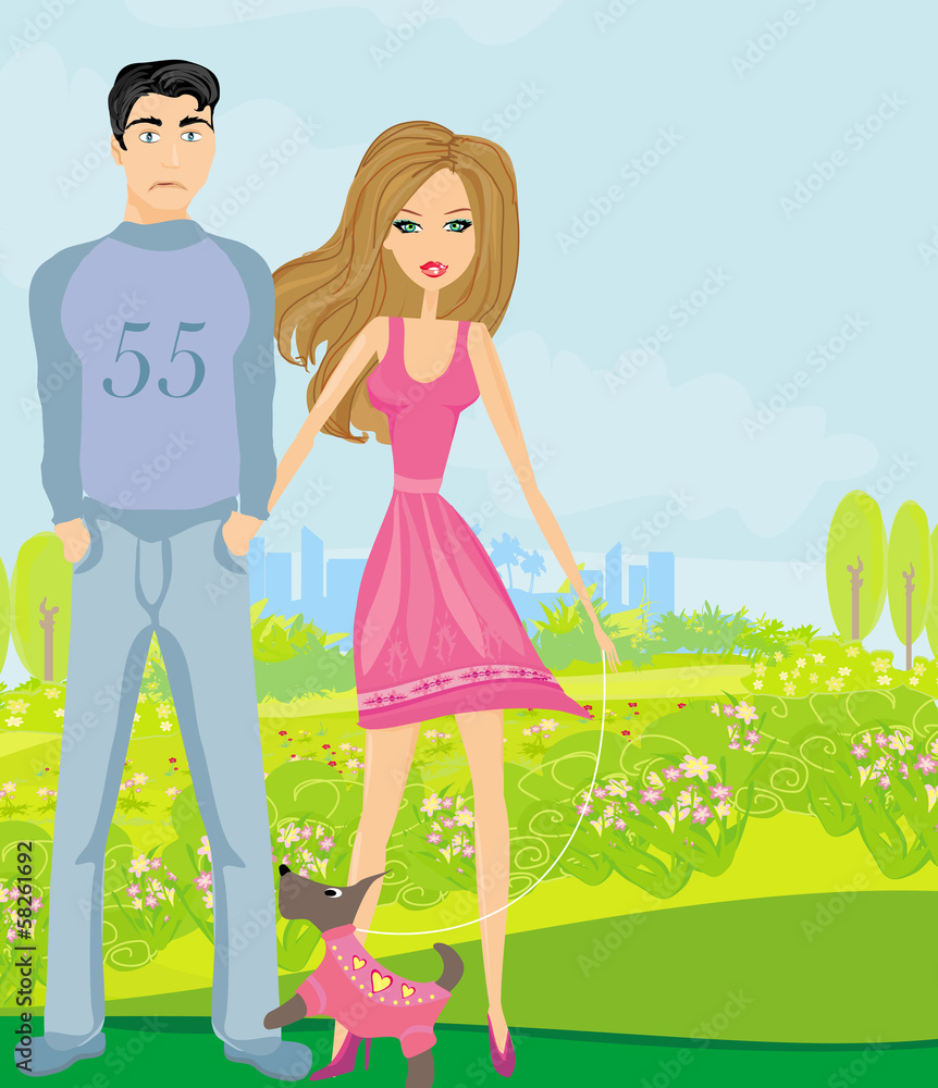 Man afraid of his girlfriend's dog Man afraid of his girlfriend's dog