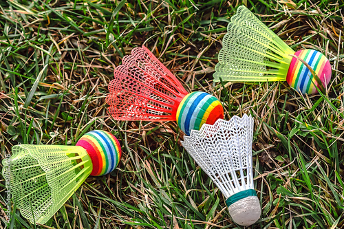 Badminton colored shuttlecocks -2