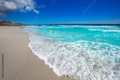 Foto Menorca Platja Sant Tomas in Es Mitjorn Gran at Balearics