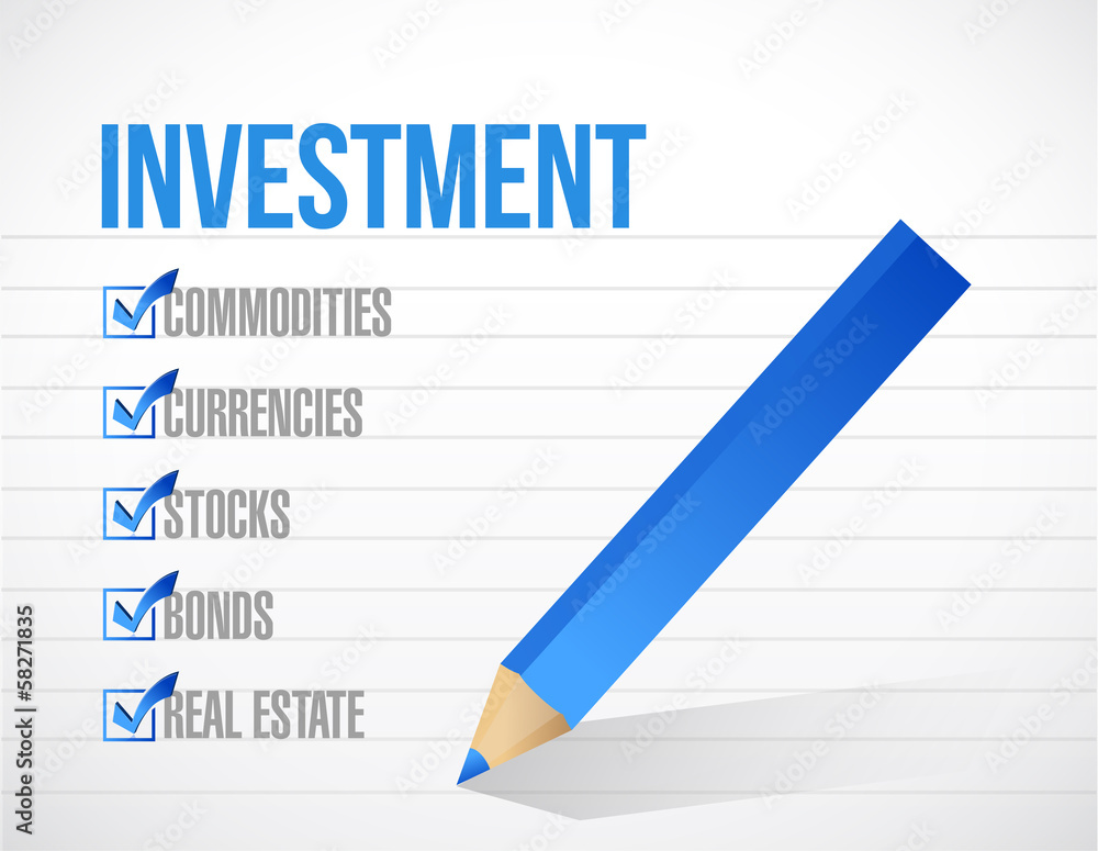 investment check list illustration design investment check list illustration design