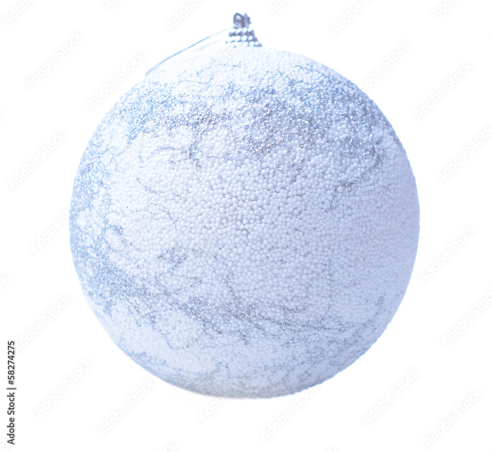 Christmas ball, isolated on white Christmas ball, isolated on white