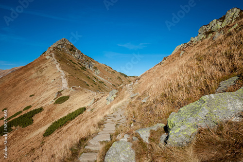 Beautiful Tatry mountains landscape Czerwone Wierchy