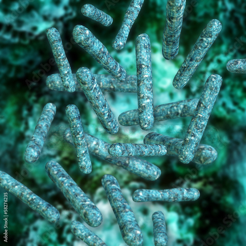 Legionellen - 3D Render