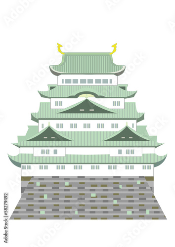 Old castle in Japan　 日本の古城