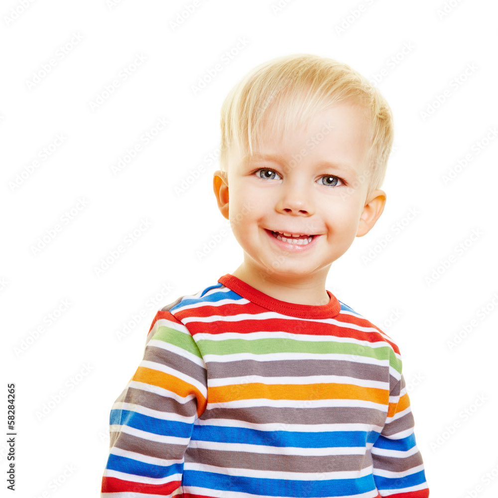 Portrait von einem lächelnden Kleinkind Portrait von einem lächelnden Kleinkind