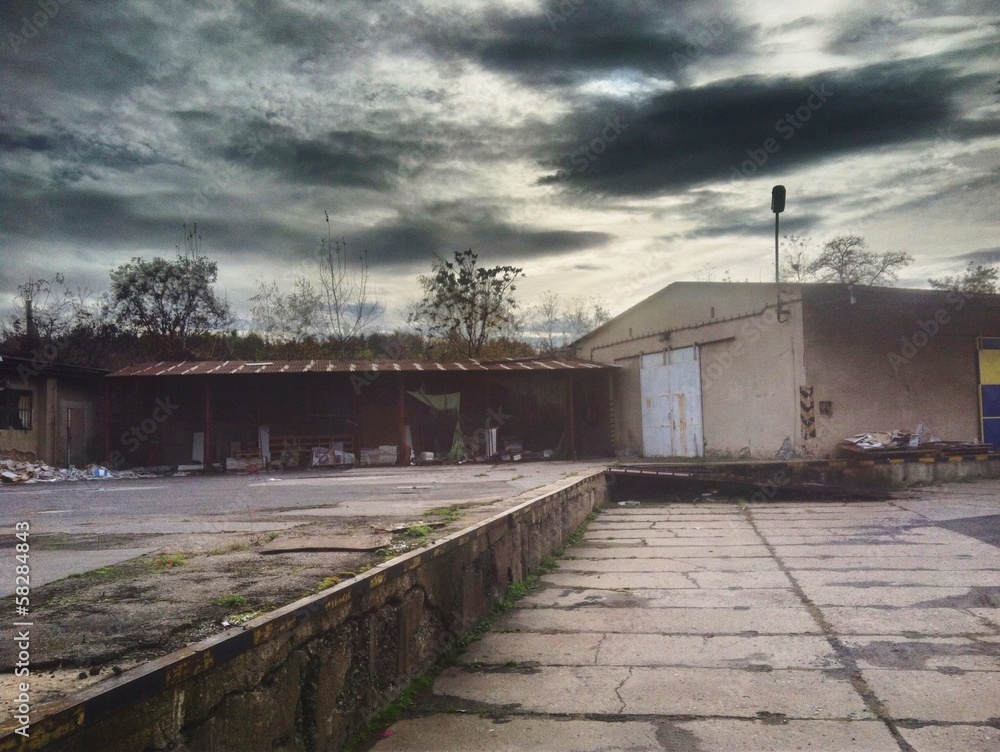 Fototapeta premium Alte Lagerhalle in Prag