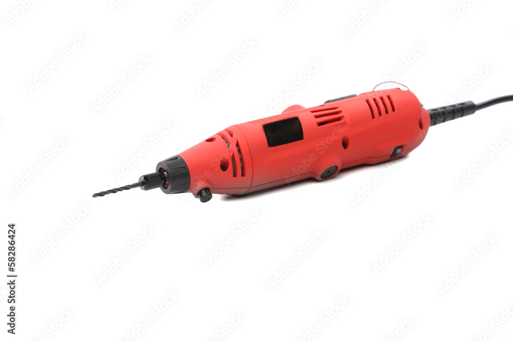 Mini drill with attachment. Mini drill with attachment.