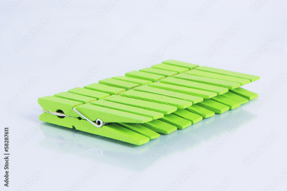 group of wooden clothes green pin group of wooden clothes green pin
