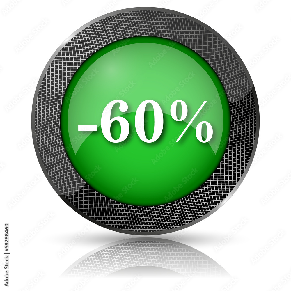 60 percent discount icon