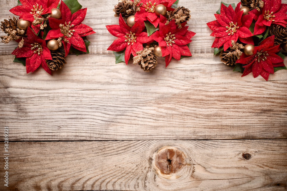 Fototapeta premium Christmas greeting card.