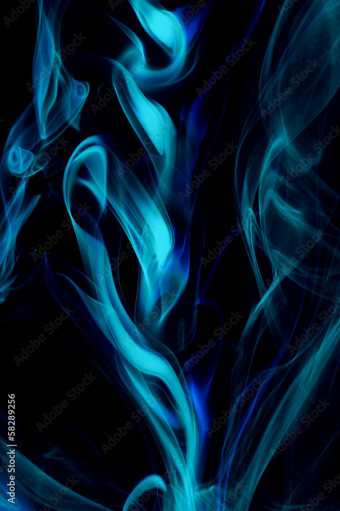 Obraz premium Blue smoke