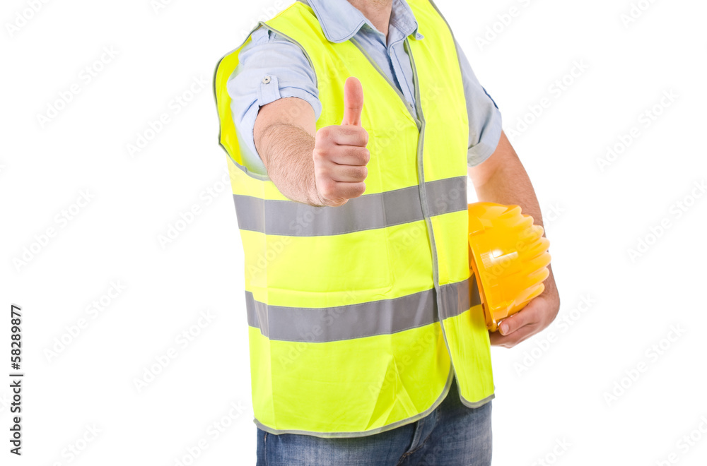 Blue collar worker. Blue collar worker.
