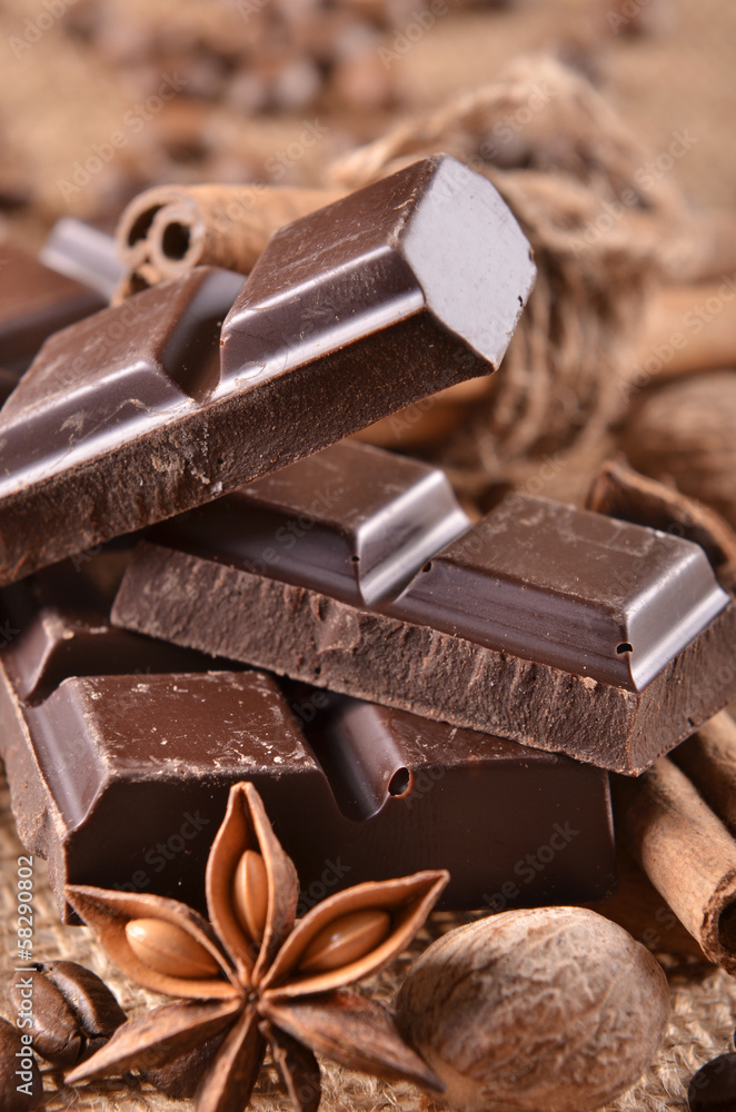 Chocolate and coffee Chocolate and coffee