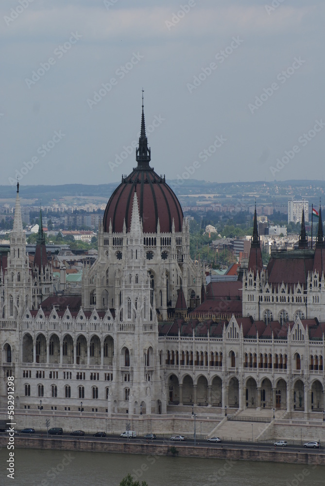 Parliament at The River Danube - Budapest, Hungary