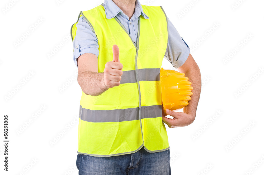 Blue collar worker. Blue collar worker.