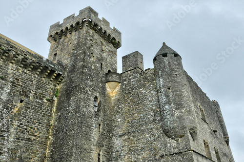 France, middle age castle of Beynac in Dordogne photo