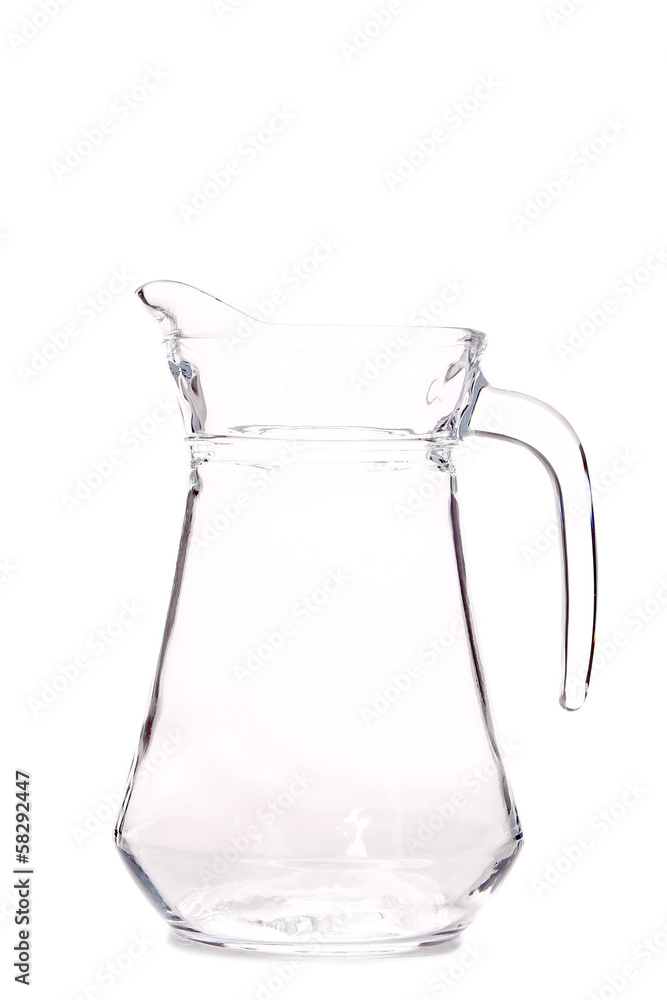 Close up of glass carafe. Close up of glass carafe.