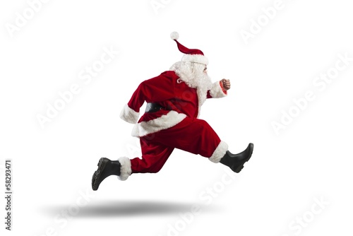 Photos Running Santa Claus