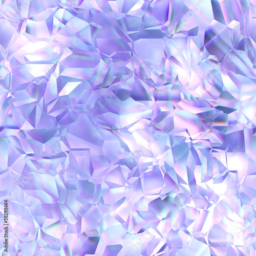 Cuadro en lienzo Seamless crystal texture