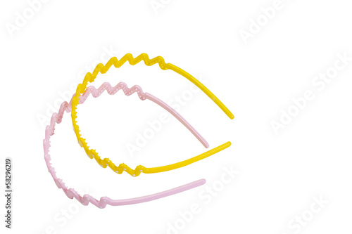 Photography Close-up of two hair bands