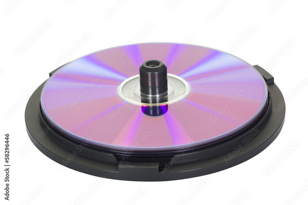Close-up of a compact disc in a CD case Close-up of a compact disc in a CD case