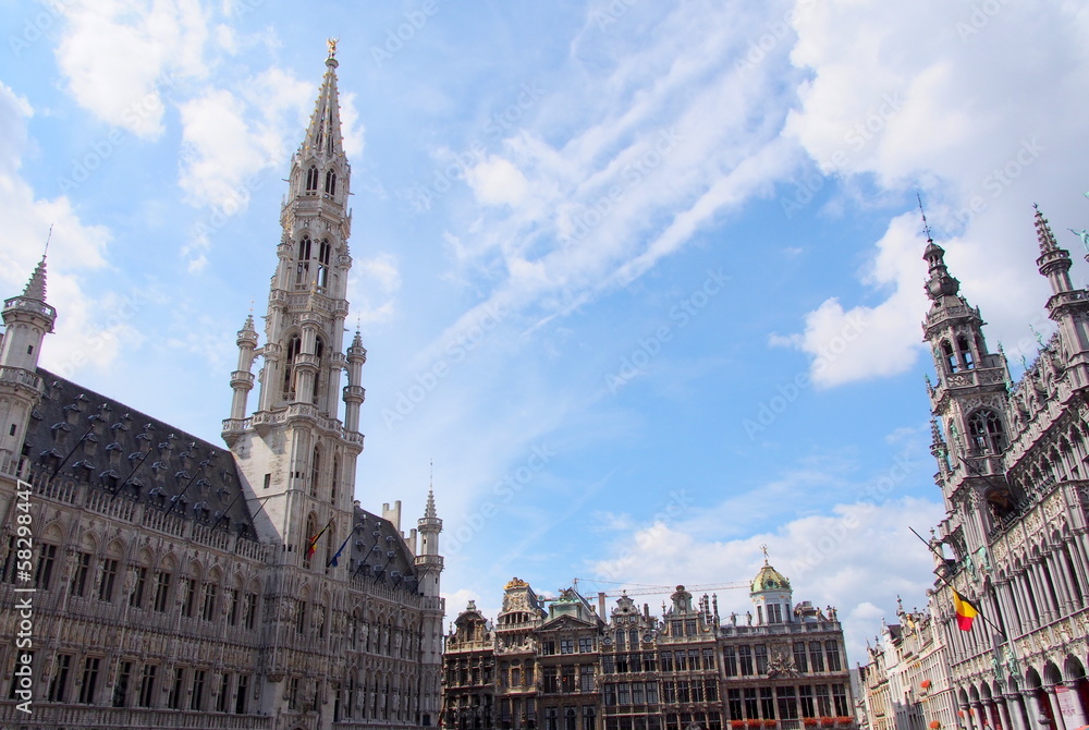 Grand Place in Brussels, Belgium - A UNESCO World Heritage Site