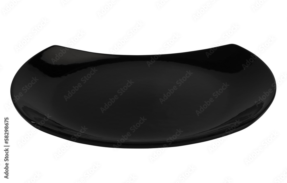 Close-up of a black tray Close-up of a black tray