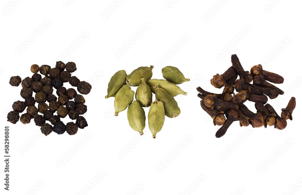 Obraz premium Close-up of assorted spices