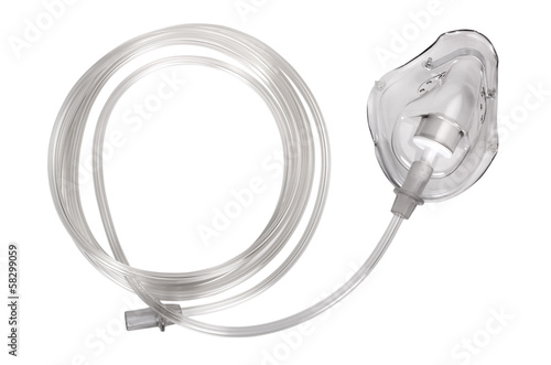 Close-up of an oxygen mask