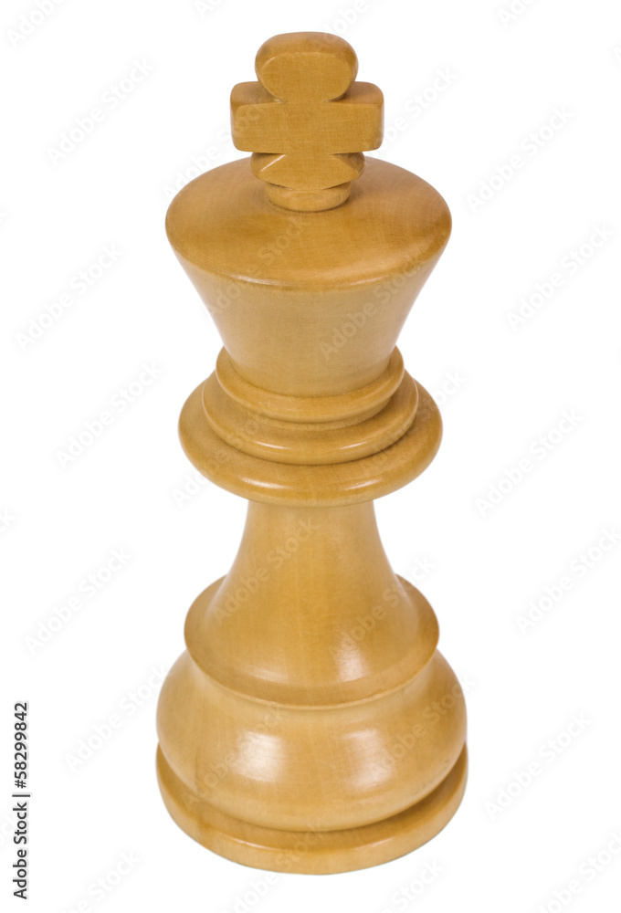 Close-up of a king chess piece Close-up of a king chess piece