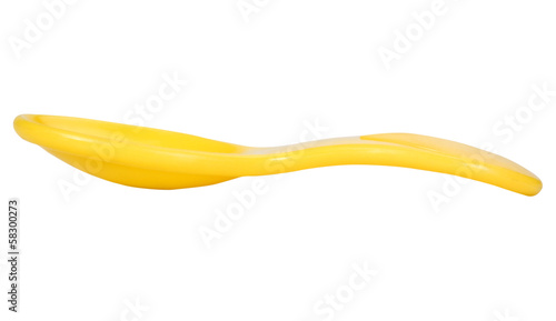 Close-up of a plastic spoon