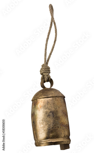 Close-up of a cow bell