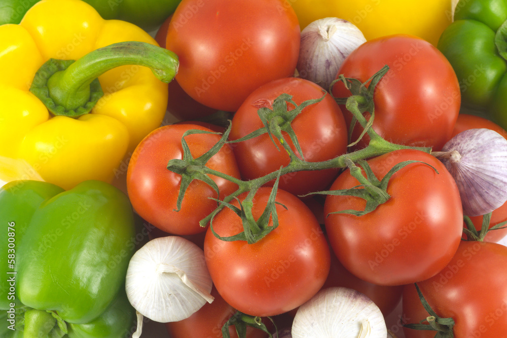 Many assorted ripe vegetables as background close up Many assorted ripe vegetables as background close up