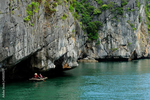 Ha Long Bay - Vietnam - small fishing boat