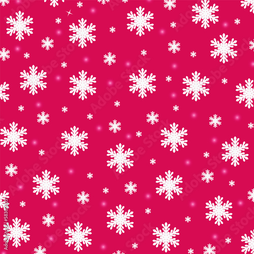 Christmas background with snowflakes