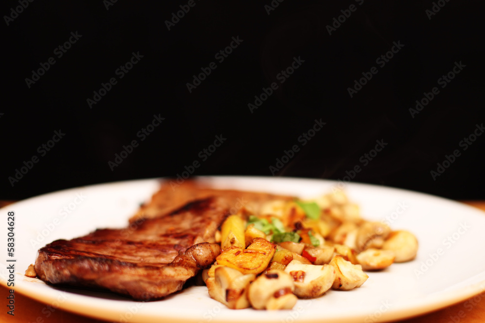 Fleisch und Kartoffeln