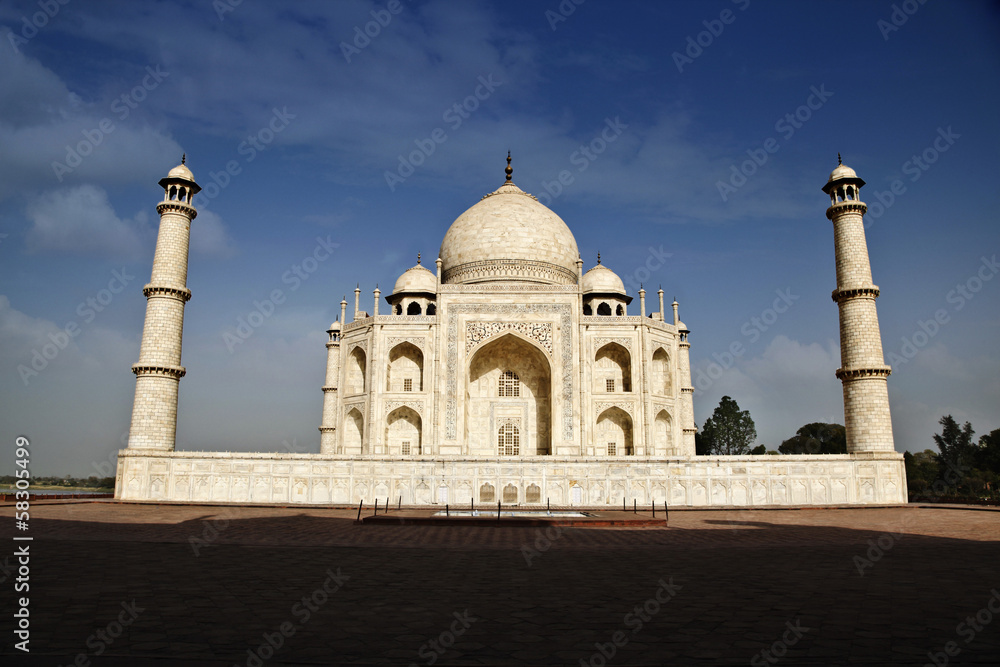 Facade of a mausoleum, Taj Mahal, Agra, Uttar Pradesh, India