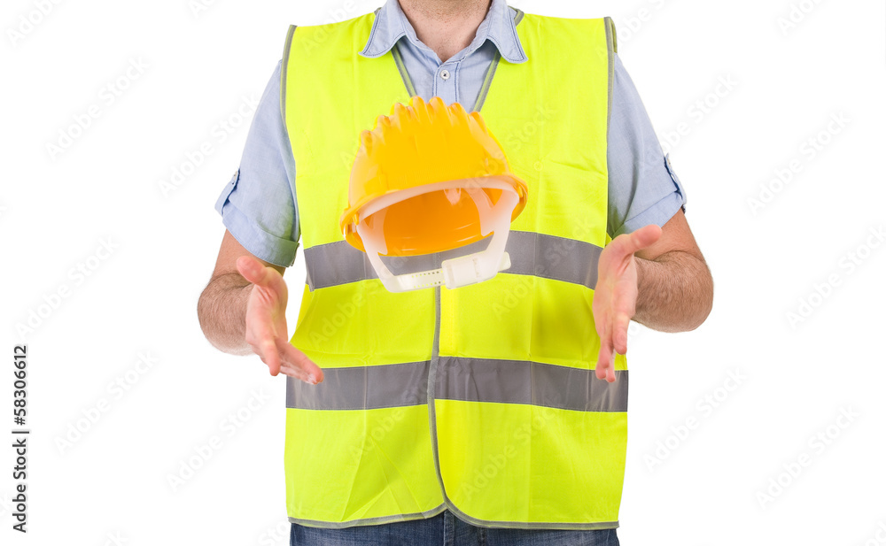 Blue collar worker. Blue collar worker.