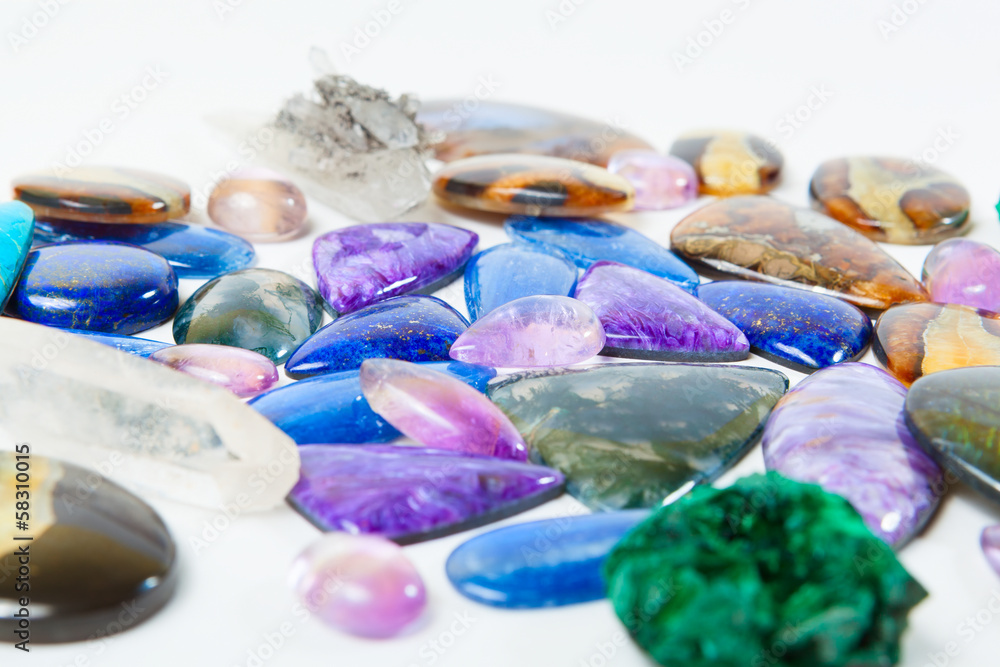 Gemstones background Gemstones background